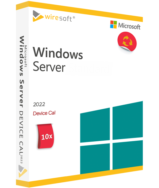 MICROSOFT WINDOWS SERVER 2022 - 10 PACK DEVICE CAL